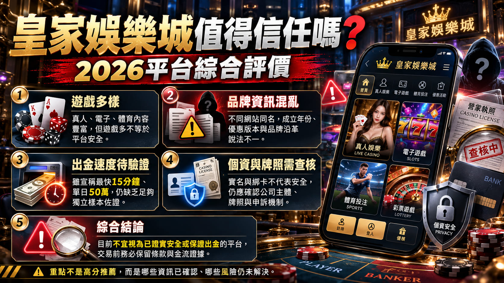 皇家娛樂城評價可信嗎？從使用者回饋、平台資訊與常見爭議，找出值得關注的細節。